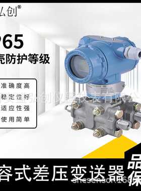 WNK-3051DR数显防爆型差压变送器 隔爆型3351电容式压差变送器差