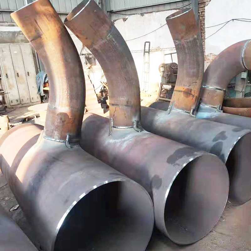 按需图纸对焊三通低压高压大口径对焊三通 碳钢不锈钢 DN300 400