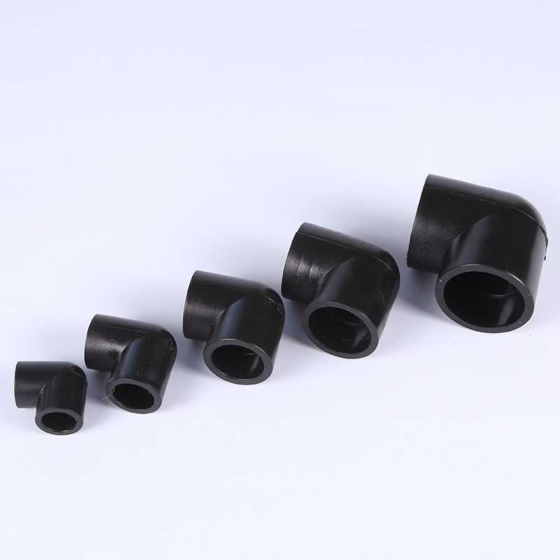 喜马 PE90度弯头给水管配件接头外螺纹外牙管材水暖厂家