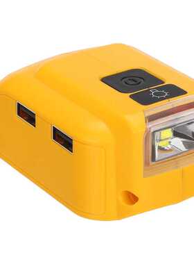 适用DeWalt得伟14.418V锂电池电动工具适配器USB转换器德伟DCB090