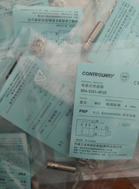 供应 CONTROLWAY科瑞接近开关BD4-S6S1-M12S