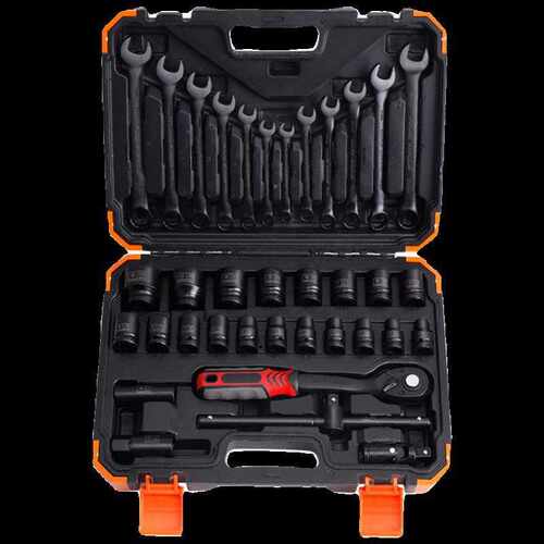 德国原装进口37件套筒扳手棘轮组合全套1/2大飞维修工具汽修修车
