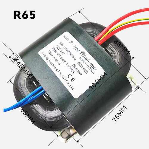 R型变压器R65R70R80纯铜R牛220V转12V24V36V48V100VR形电源稳压器