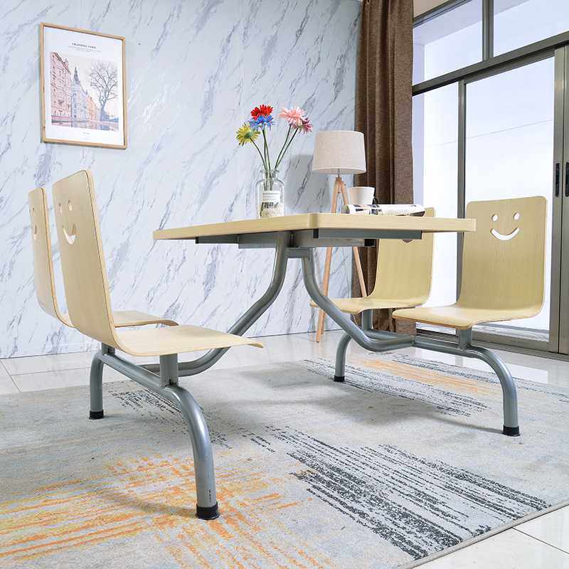 四人位一体式餐桌椅供应奶茶店学校员工食堂餐厅连体快餐桌椅组合,3C数码配件,摄像机配件,淘宝优惠券,粉丝福利购,淘宝优惠卷