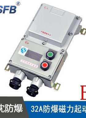LBQC32A防爆电磁起动器电流32A40A380V防爆磁力启动器ExdbebIIBT4