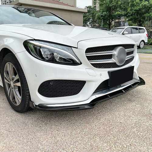 适用奔驰C级W205 C180 C200 C260 2015-2018 AMG前唇前铲外饰改装