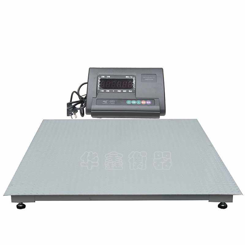 1.2米*1.2米 TCS 加厚电子平台秤 耀华磅头 量程3吨 工厂用小地磅