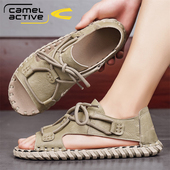 男款 夏季 外穿休闲开车沙滩鞋 德国骆驼动感罗马凉鞋 户外运动凉拖鞋