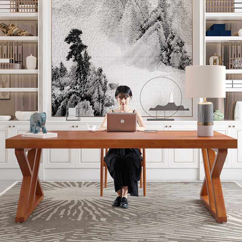 全实木电脑桌椅家用双人书桌儿童学生写字学习桌新中式老板办公桌,农机/农具/农膜,其它农用工具,淘宝优惠券,粉丝福利购,淘宝优惠卷