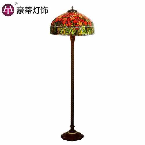 厂家直销美式田园落地灯 卧室书房客厅沙发茶几立式长臂大台灯