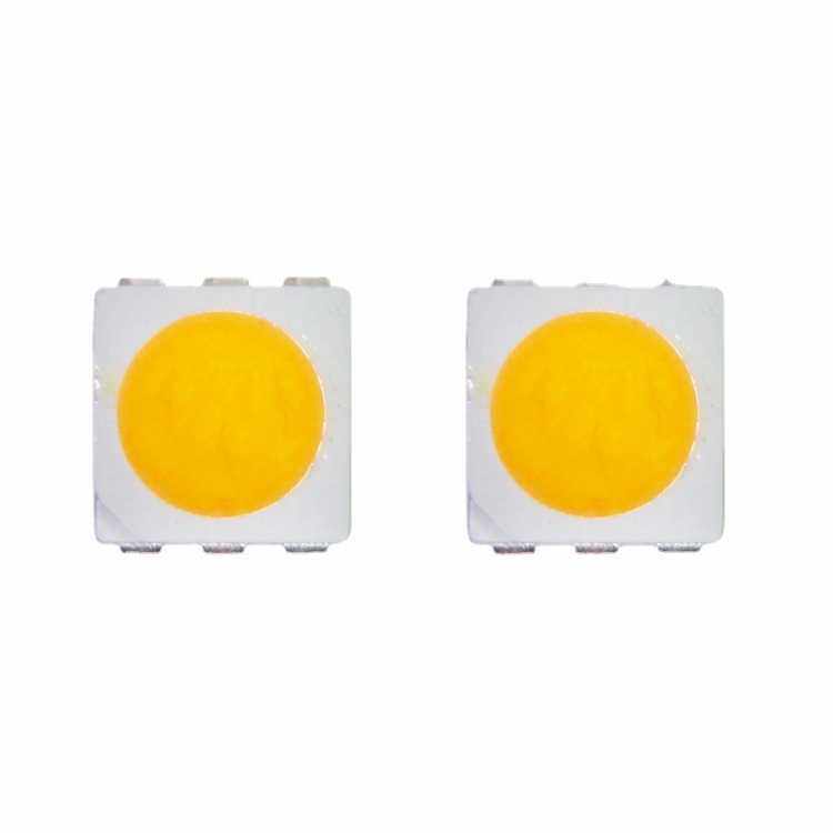 厂家直销LED5050暖白贴片灯珠0.2W 22-24lm 50