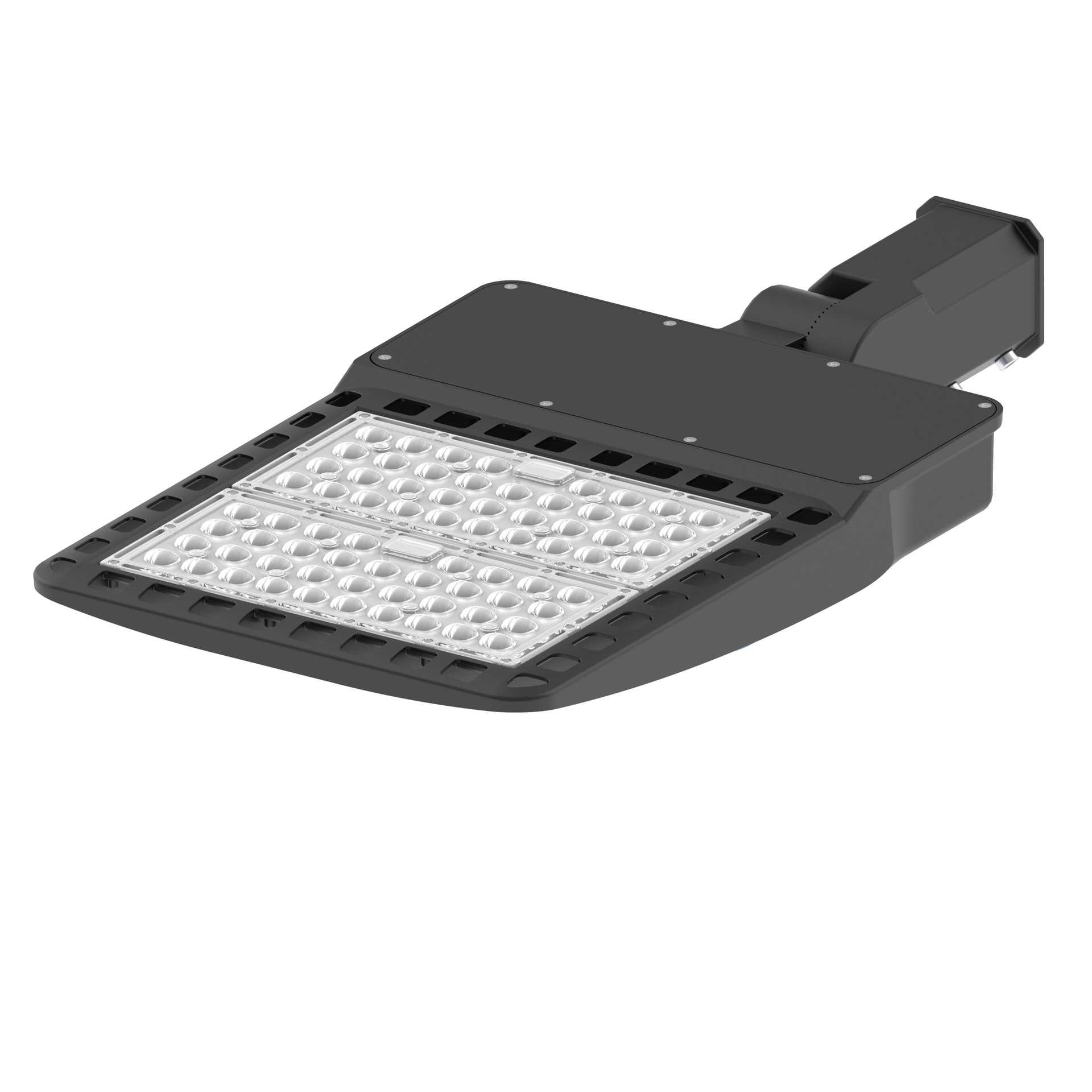 led路灯户外道路智能压铸模组贴片鞋盒灯100W200w300w路灯头