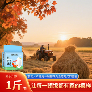 2025年新米新日期东北胚芽米1斤装 鲜稻现磨颗粒分明软糯香甜1kg