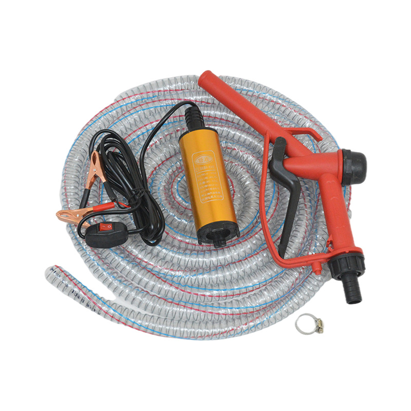 便携式小型12V/24V电动抽油泵抽水泵带220V转换器U 自驾车载油抽