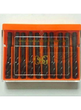 KOSG韩国OSG直槽丝锥EX-SUS-POT不锈钢先端机用丝攻M3M4M5M6M8M10