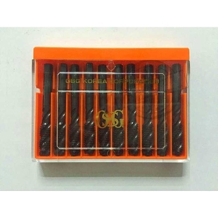 KOSG韩国OSG直槽丝锥EX POT不锈钢先端机用丝攻M3M4M5M6M8M10 SUS