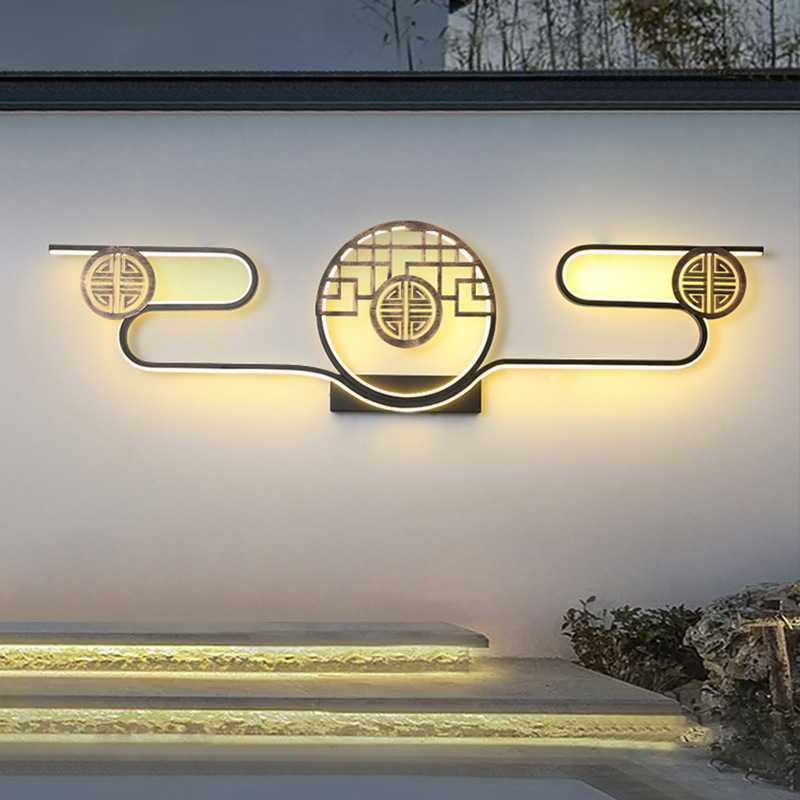 庭院灯户外防水壁灯别墅花园造景灯院子影壁墙装饰灯中式景观灯