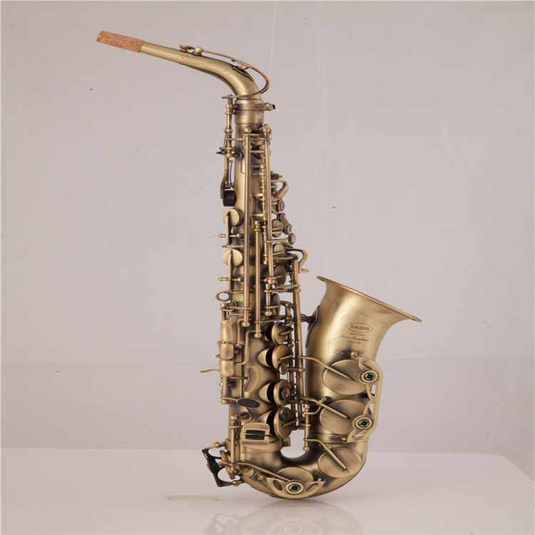 麦格维特乐器MAS-580降E调中音萨克斯风表面青古铜独奏爵士半