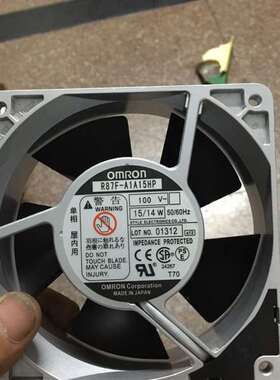 议价R87F-A1A13LP  100VAC 正宗欧姆龙轴流风机