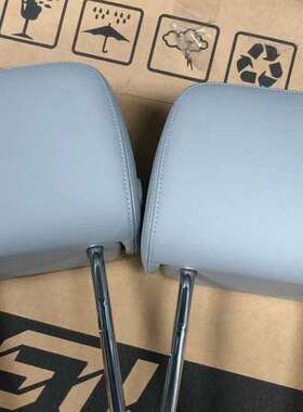 议价奥迪a6c7原装好配头枕灰色细纹Napa真皮原