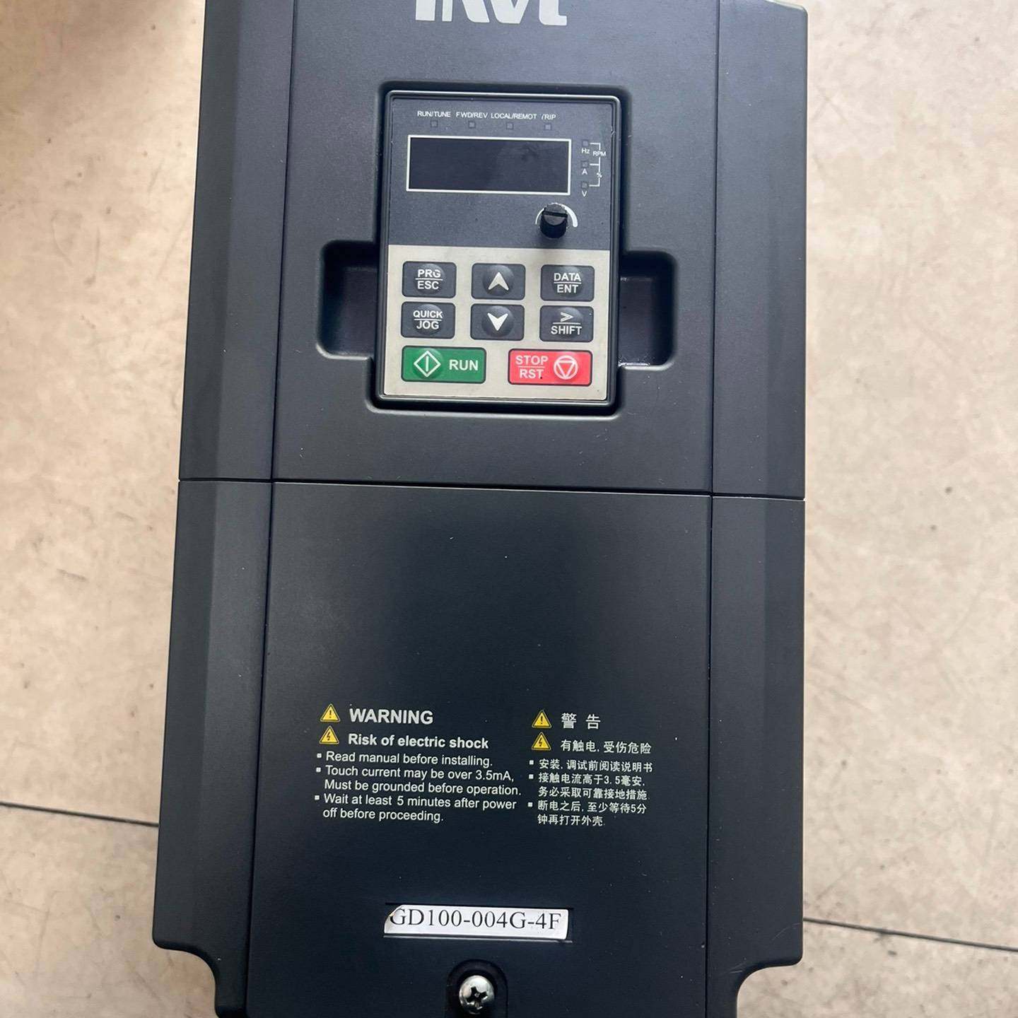 【议价】英威腾GD100-004G-4变频器，4KW，成色实