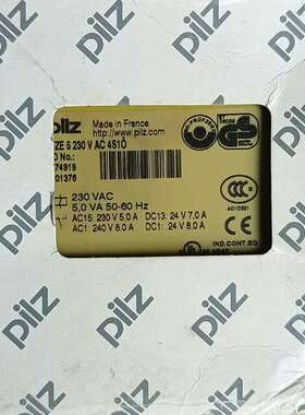 议价全新皮尔兹PZE 5 230VAC 4S/1O ,47491