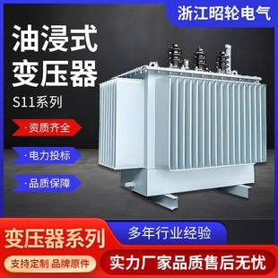 S22 S11 630kva油浸式 电力变压器10kv高压三相大功率铜铝S13 S20