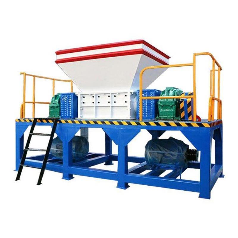 废旧金属物料撕碎机器大蓝桶废旧摩托车撕碎机汽车座椅撕碎机