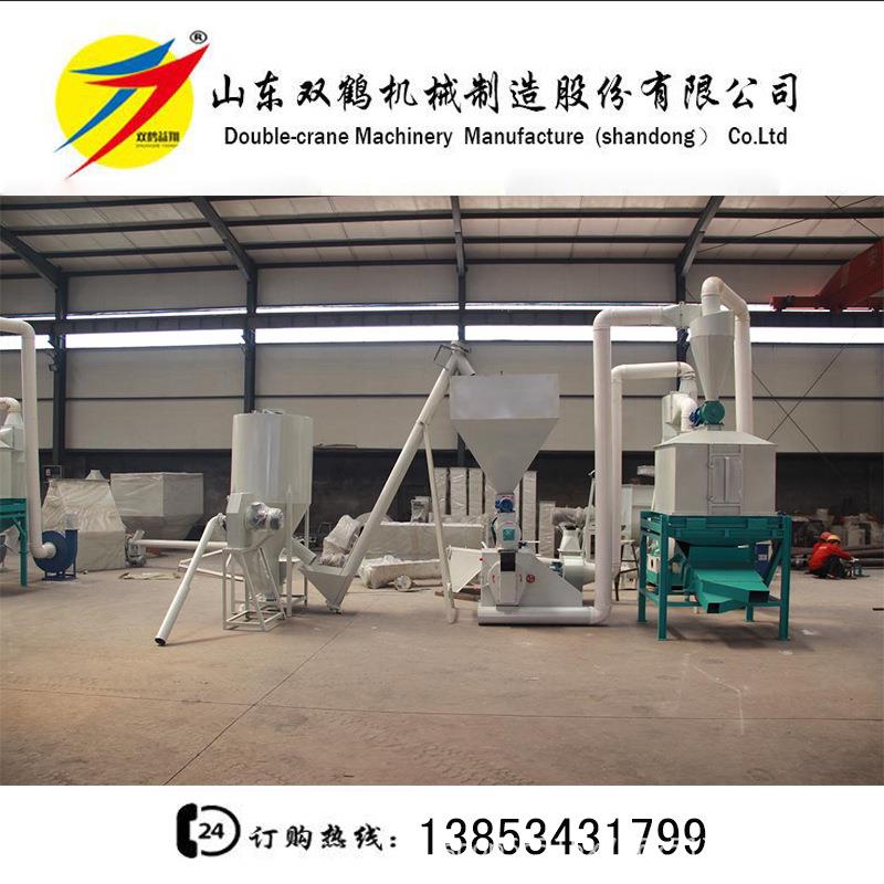 饲料颗粒机成套设备厂直销大型猪饲料颗粒机全自动养殖饲料制粒机