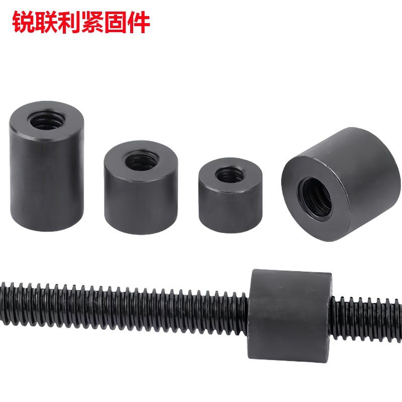 T型梯形丝杆丝杠螺母粗牙丝杆螺母正牙圆螺母T12 20 24 30 32 36