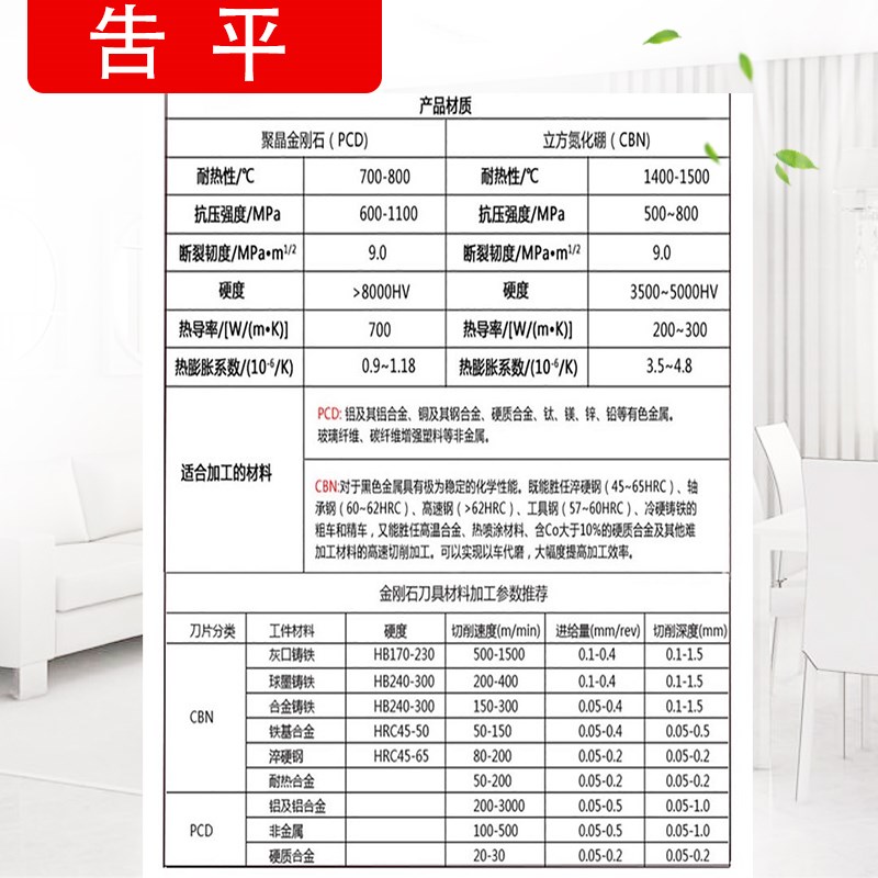 金刚石高光槽刀粒铝用切槽切断刀片PCD斜口铣刀片圆弧数控车刀粒