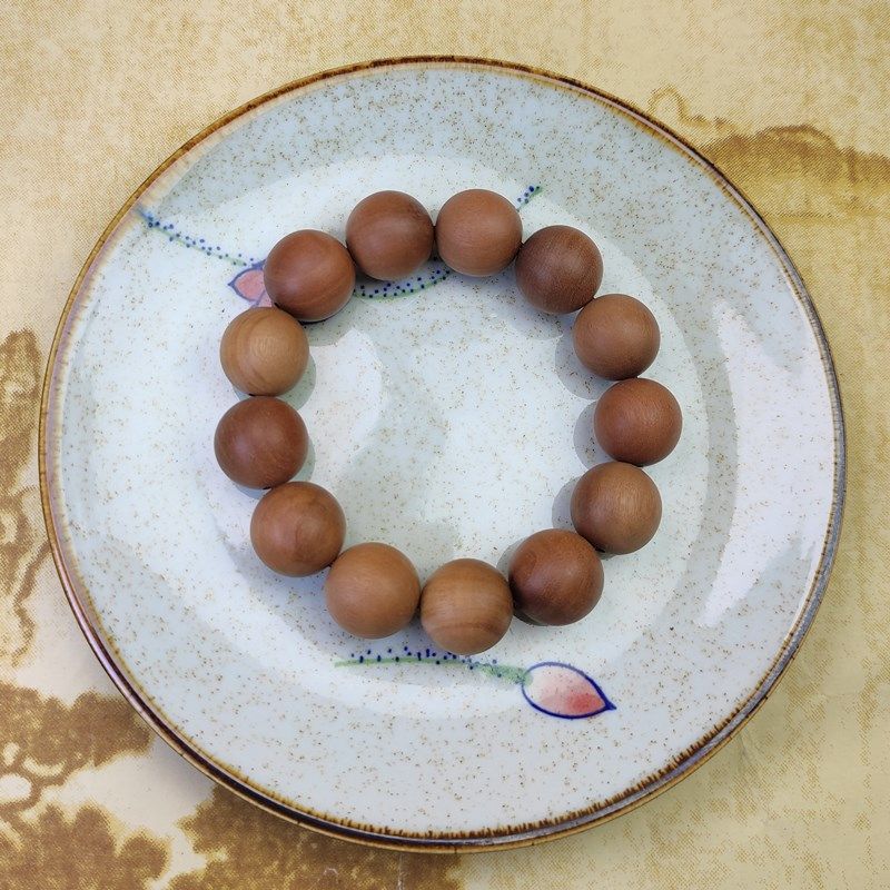 枣木手串原色不上漆老木料雕刻出行平安护身随身精雕手工打磨文玩