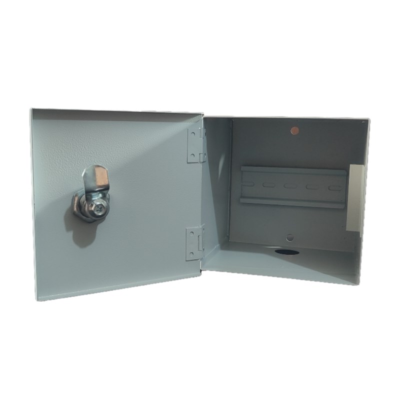 家用带锁室内空开盒断路器固定带支架12*12*10厘米小电箱