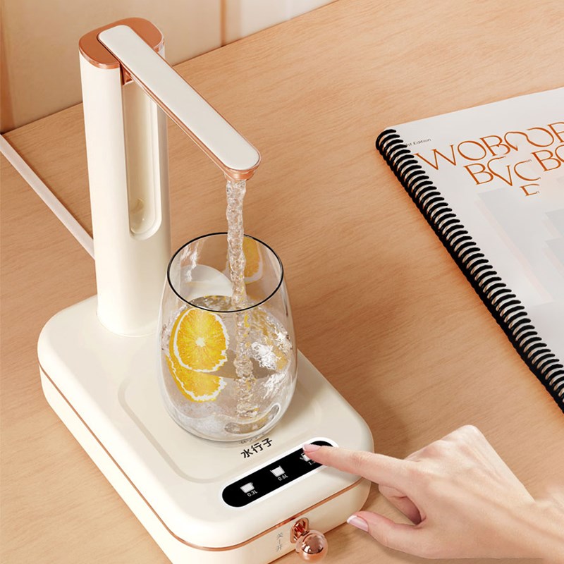 水行子桶装水抽水器电动桌面自动上水器家用台式饮水机大桶取水器