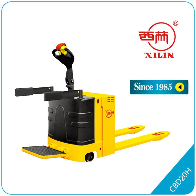 站驾式全电动托盘搬运车小金刚宁波如意2吨t地牛四轮叉车
