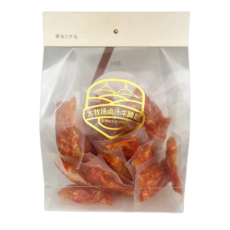 卤汁牛蹄筋内蒙古特产牛筋麻辣牛筋熟即食卤味零食散装500