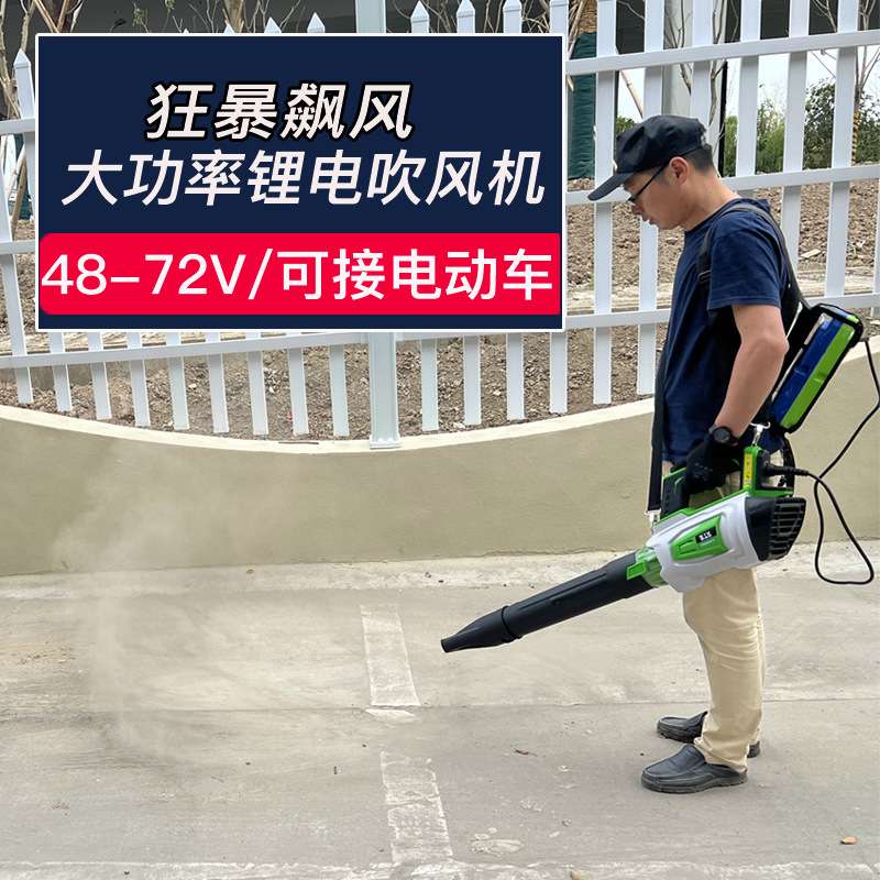 锂电工业级吹风机家用大功率鼓风机吹雪机吹树叶除尘器充电吹灰机