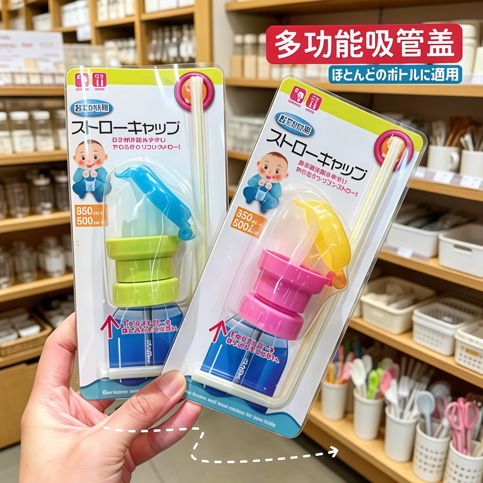 赵露思同款吸管盖防呛水便携喝水神器吸嘴带饮料瓶盖帽转换头通用