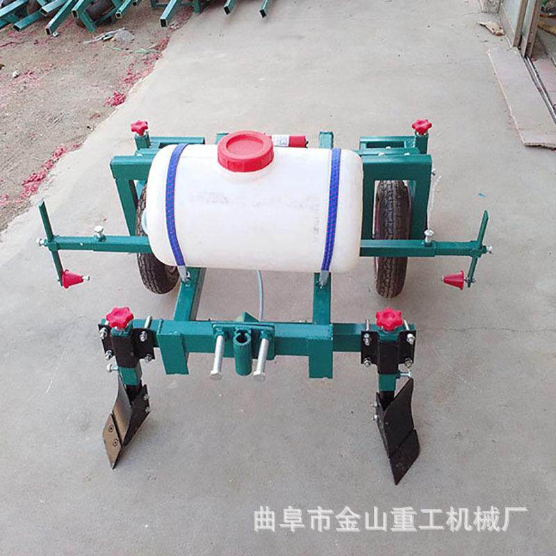 多功能铺地模机械四轮播种铺地膜机手扶花生覆膜机