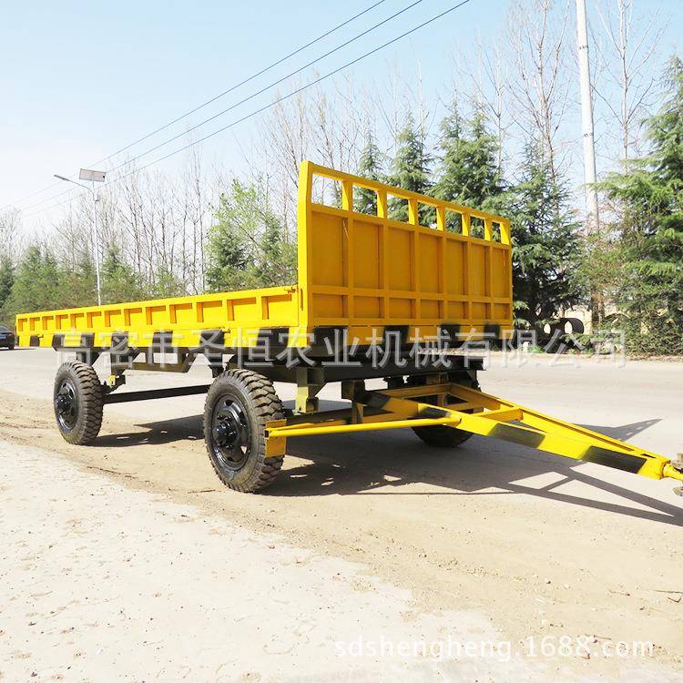 厂家供应5吨左右拖车农用拖车平板拖车工具车