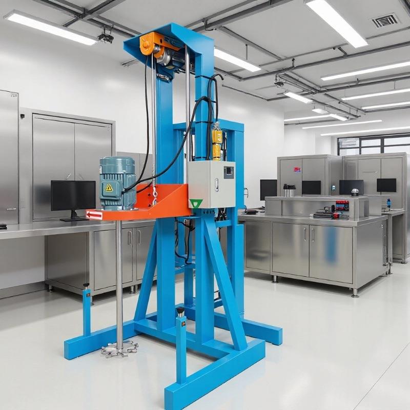 供应电动升降分散机实验室多功能搅拌机化工液体混合设备厂家