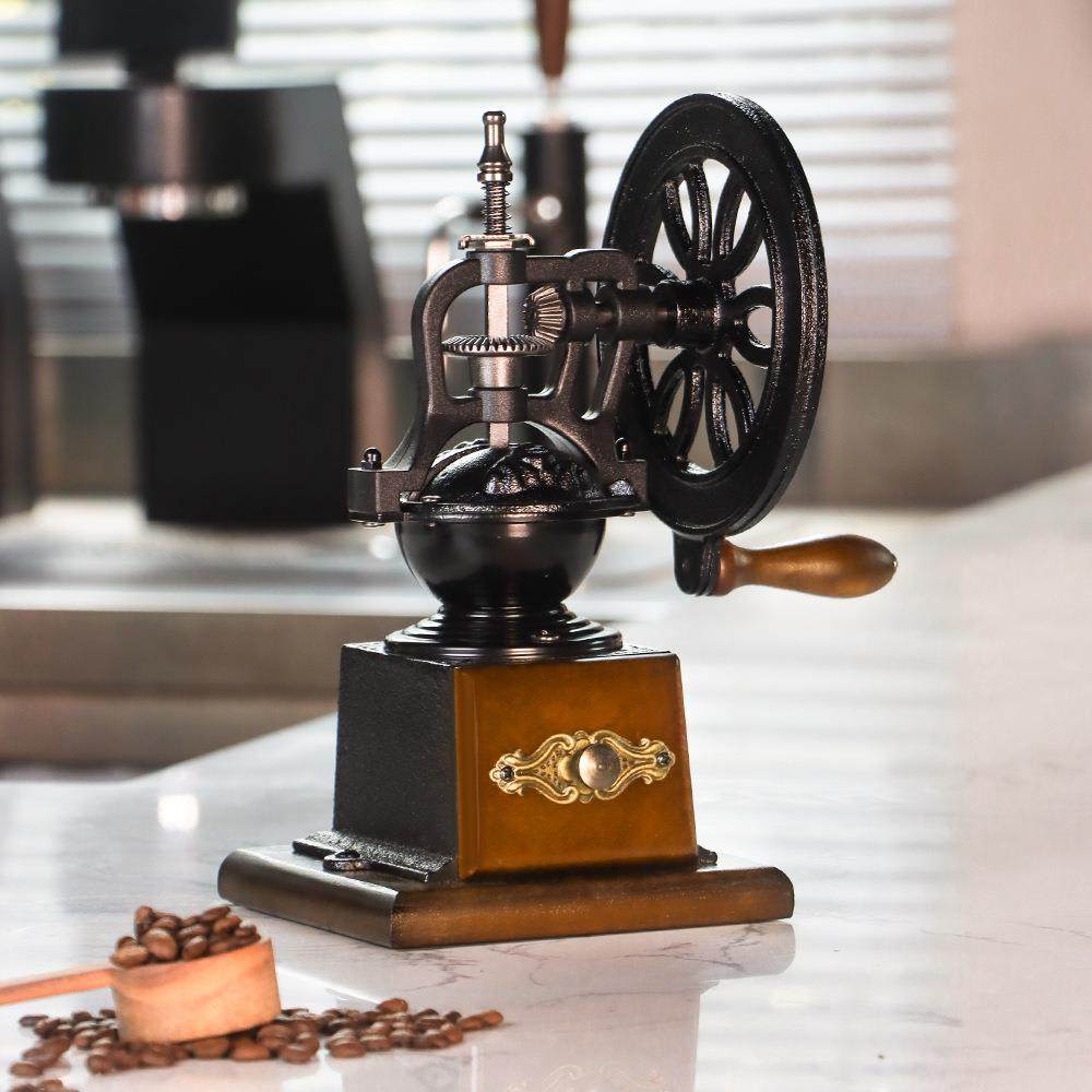 L-beans手摇磨豆机超省力复古手摇咖啡豆磨豆机咖啡研磨机 磨粉机