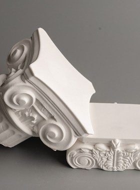 欧式覆古石膏罗马柱香薰扩香石桌面个性造景小众拍摄道具建筑摆件