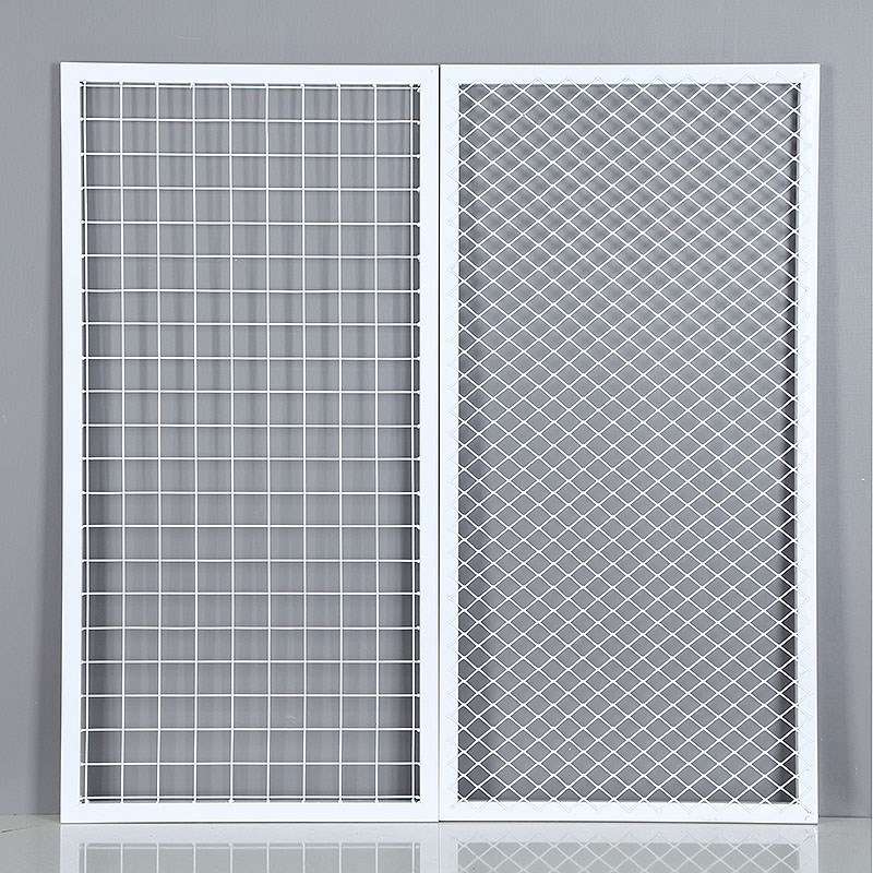 定制铁艺网格网片网架装修装饰吊顶铁网隔断广告网屏风网红墙围栏