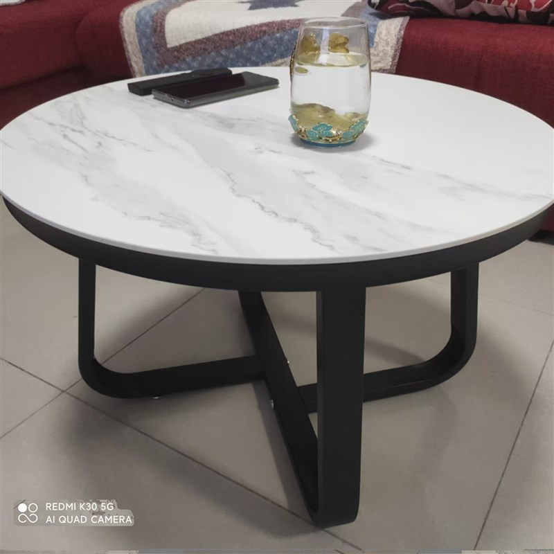 圆桌腿支架大理石岩板茶几会议圆形桌脚餐桌架加厚款饭店圆台底座