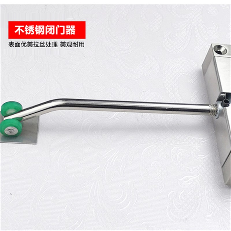 家用合页闭门器纱窗n门自动关回位器免开槽弹簧门弓缓冲简易闭合