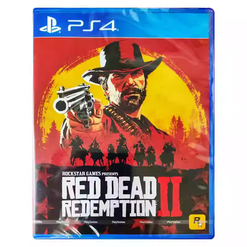 香港直邮 港行英文原封 PS4游戏光盘 荒野大镖客 救赎2 碧血狂杀2 PS4游戏 现货