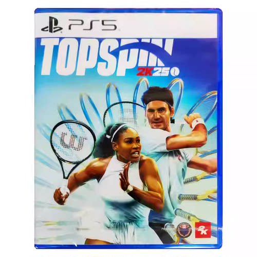 香港直邮 PS5游戏光盘 中文 上旋高手2K25 Top Spin 网球游戏 PS5游戏 现货