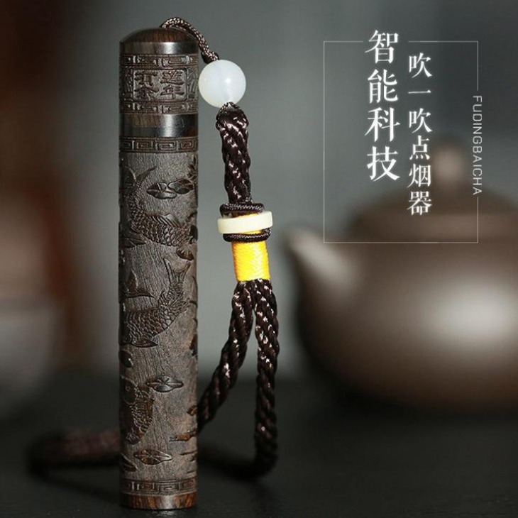 创意充电打火机抖音火折子一吹即