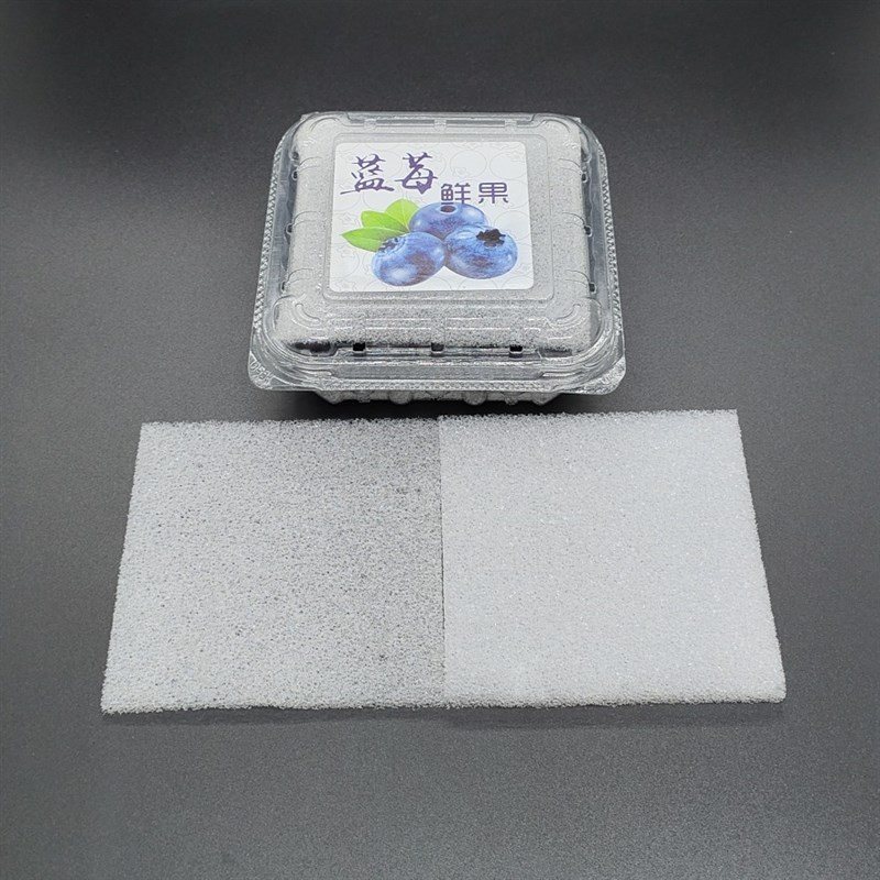 蓝莓盒海绵垫片小白盒125克专用吸水海绵垫5mm8Qmm蓝莓环保海绵垫